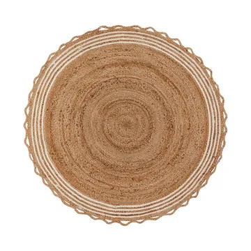 Nord Christmas tree rug Ø120 cm - Jute-white - House Doctor