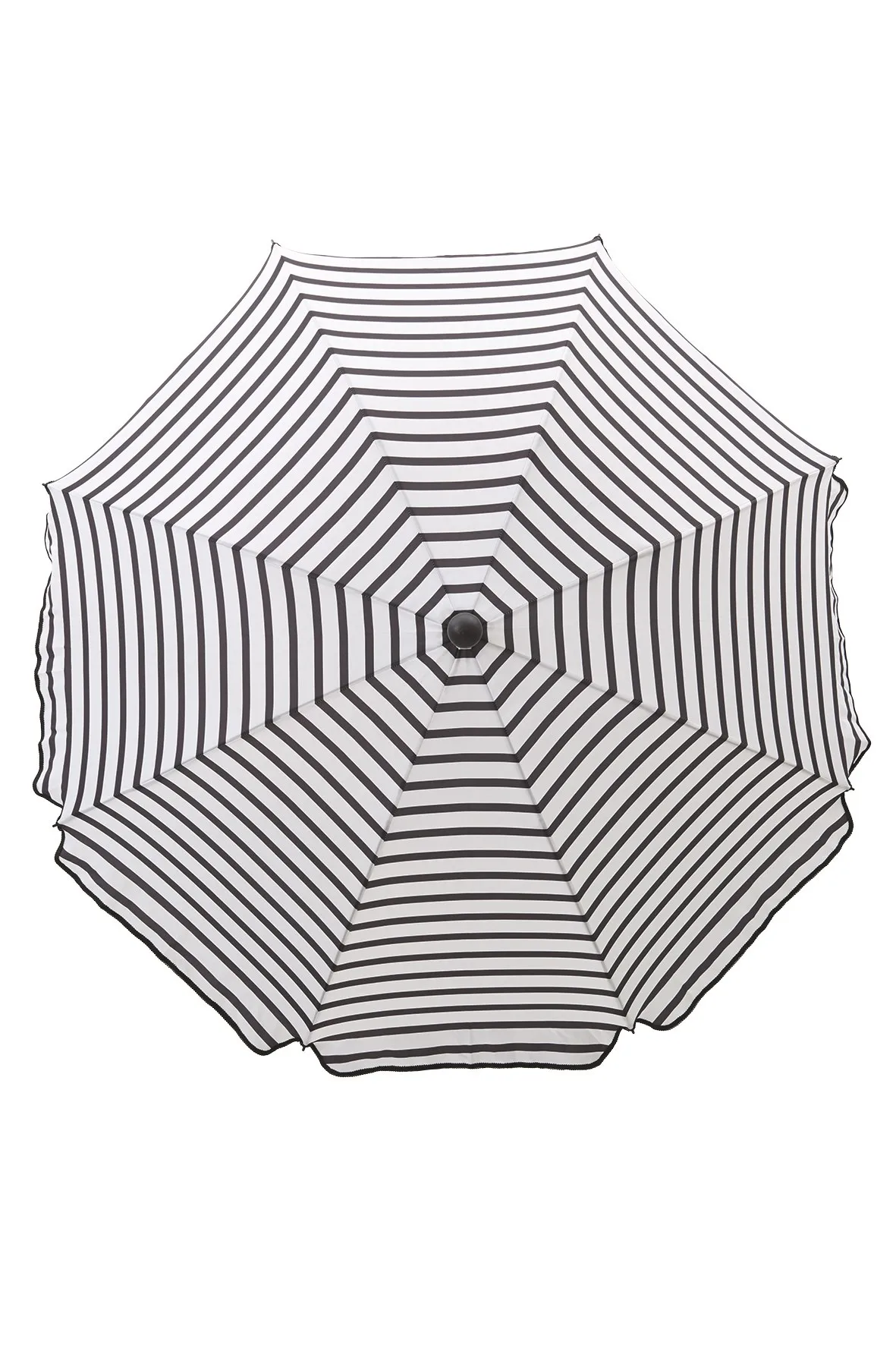 Octagon parasol 180 cm, Black and white House Doctor