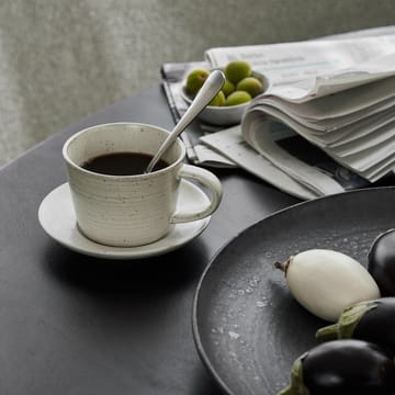 Pion cup with saucer 23 cl - Grey-white - House Doctor