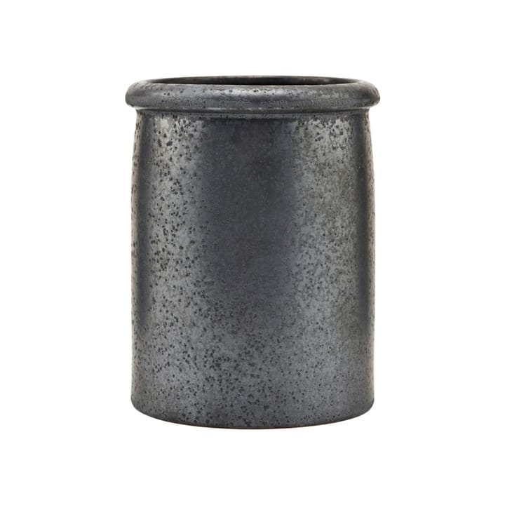 Pion flower pot Ø11.5 cm, black-brown House Doctor