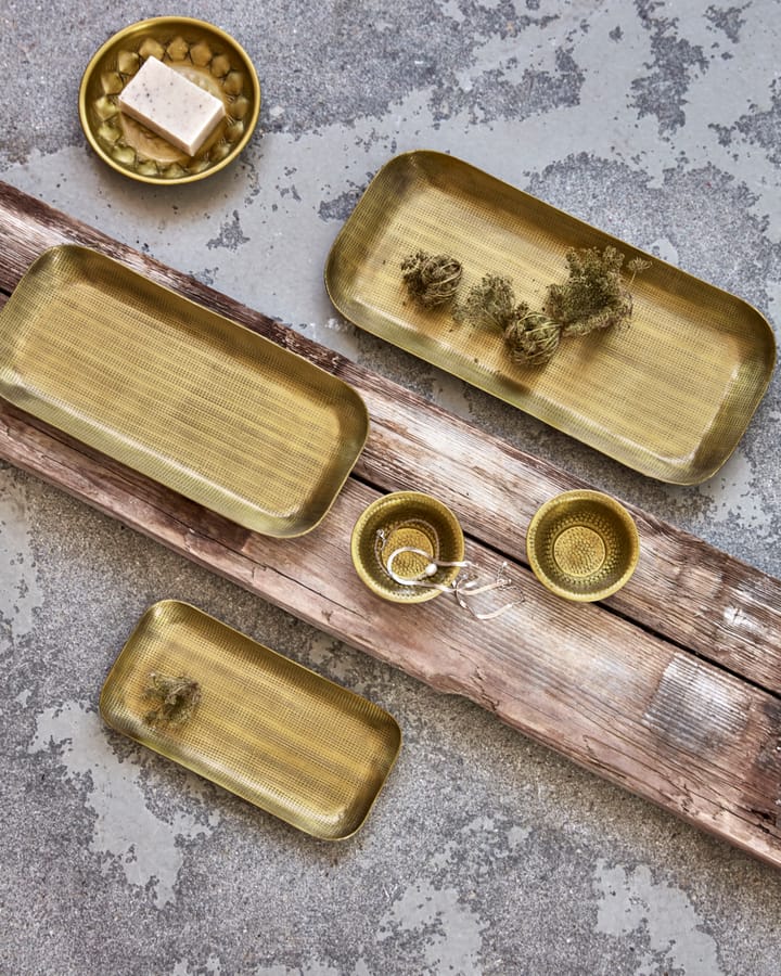 Plato decorative tray 3 pieces, Golden House Doctor