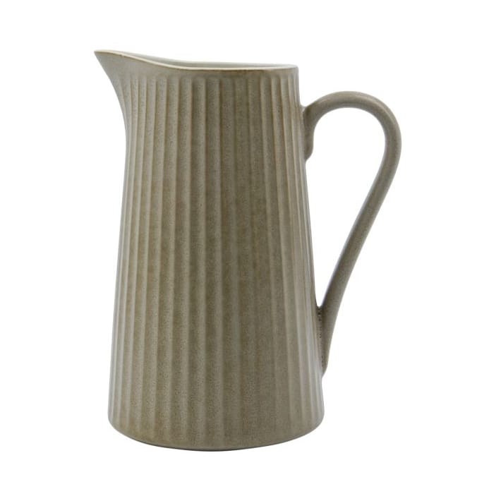 Pleat jug 1.28 L - Grey-brown - House Doctor