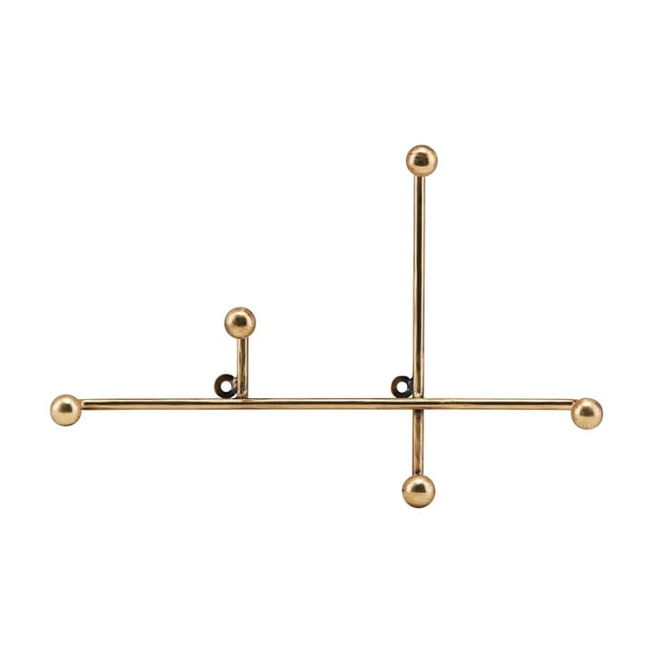 Prea hook 17x27 cm - Brass - House Doctor