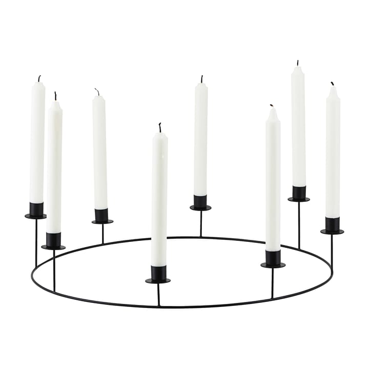 Ring candle sticks Ø50 cm - Black - House Doctor