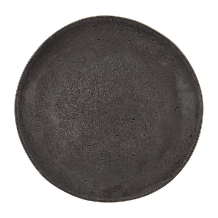 Rustic dinner plate Ø27.5 cm, Dark grey House Doctor