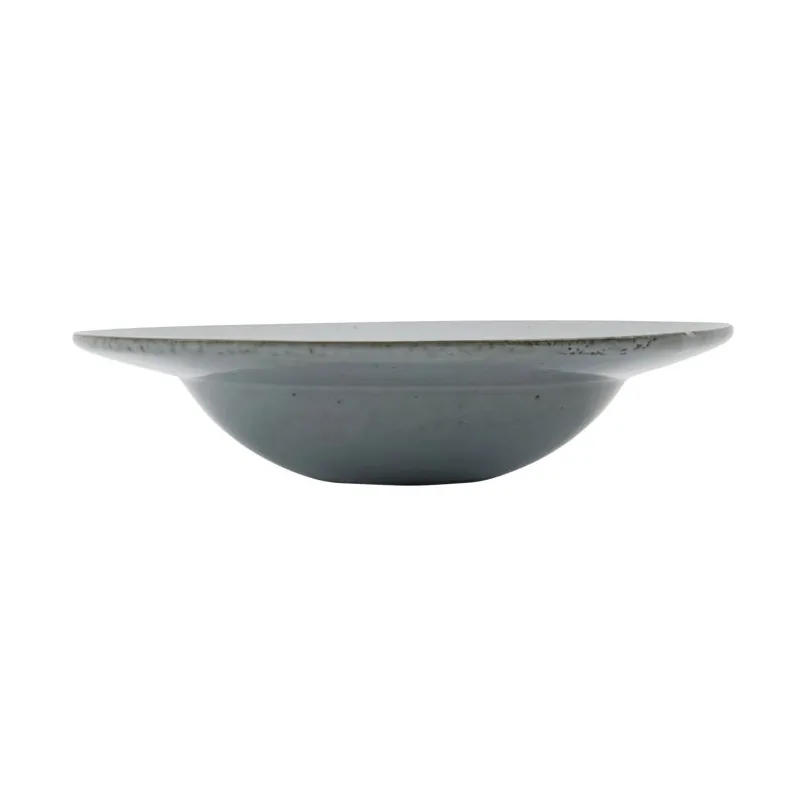 Rustic pasta plate Ø26 cm, Grey-blue House Doctor