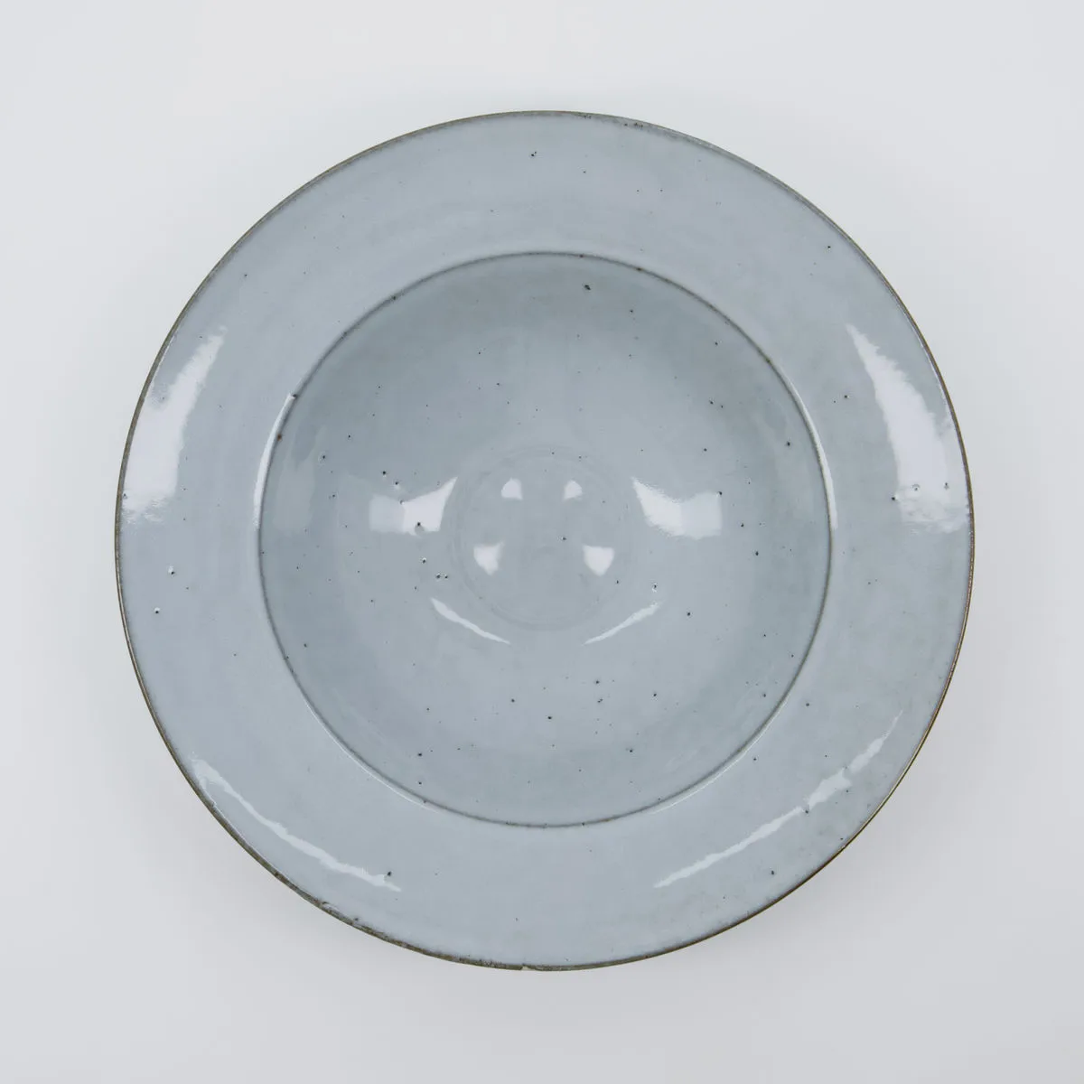 Rustic pasta plate Ø26 cm, Grey-blue House Doctor