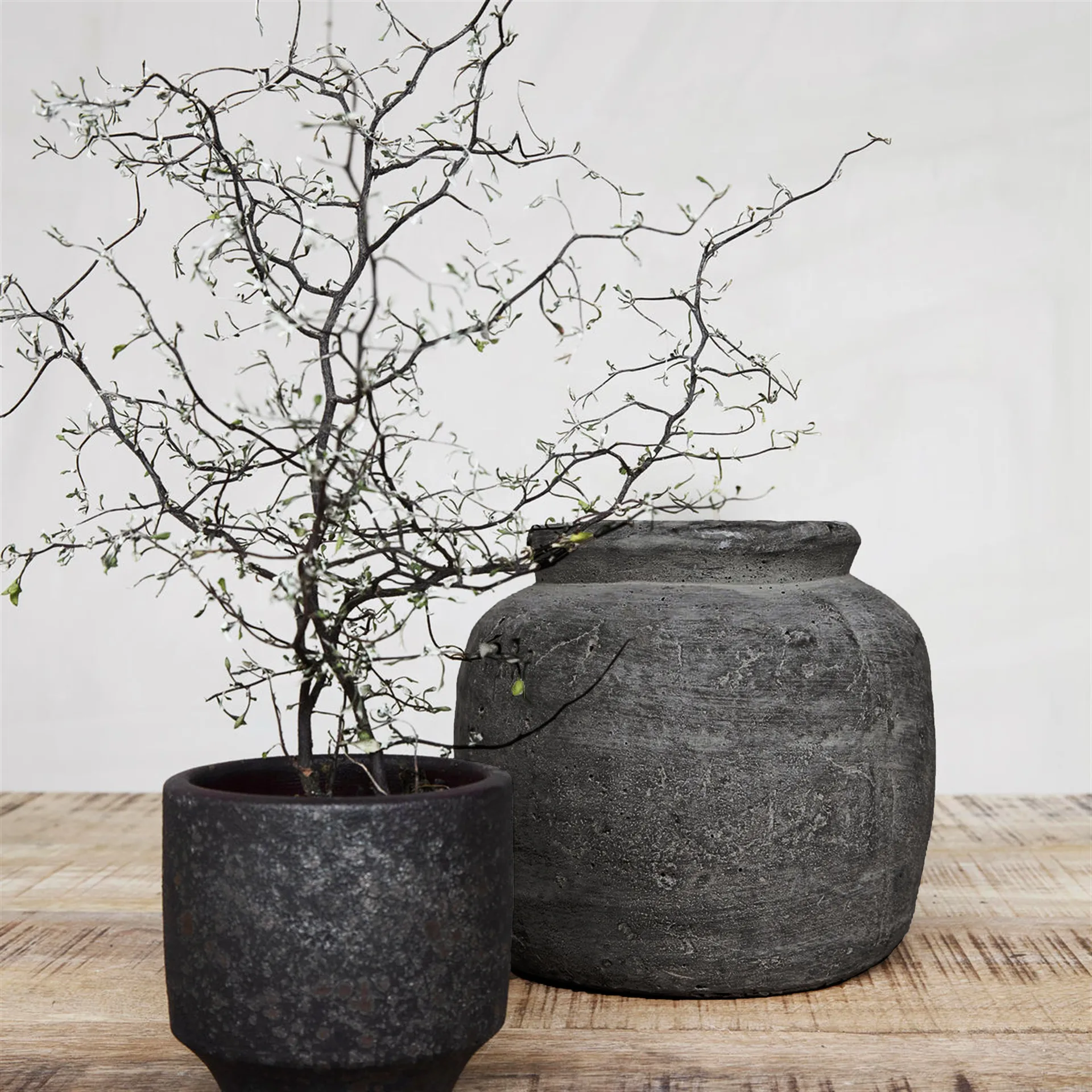 Rustik flower pot earthenware, h18 cm Ø19 cm House Doctor