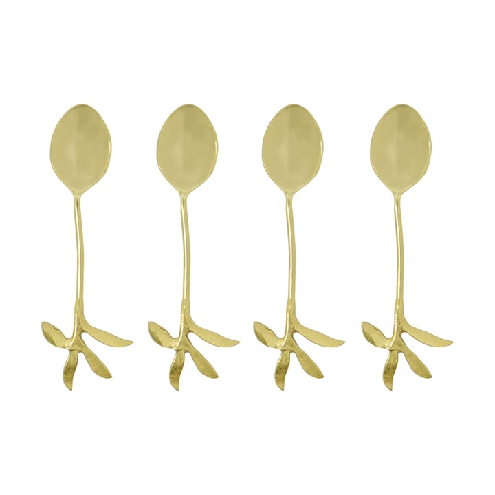Serve serving spoon 4-pack - Antique gold - House Doctor