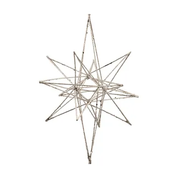 Star Christmas decoration 14x25 cm - Champagne - House Doctor
