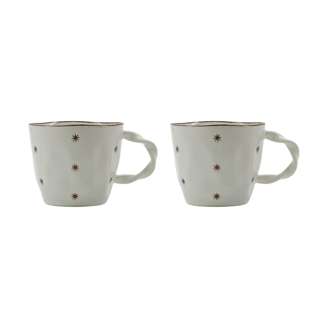 Starry mug 2-pack, White House Doctor