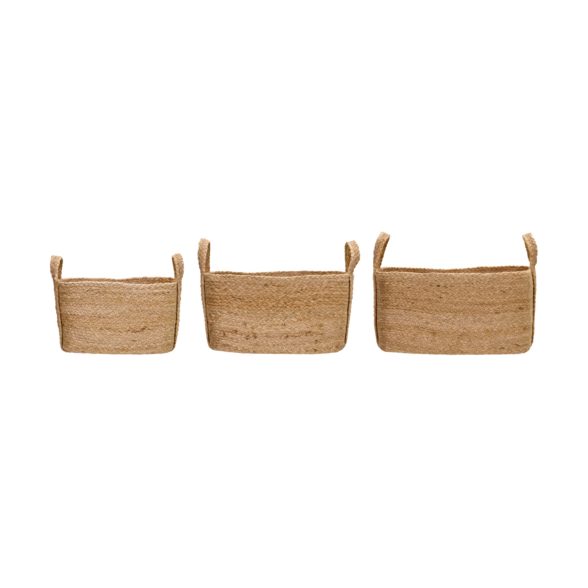 Stella low storage basket, set of 3, Natural House Doctor