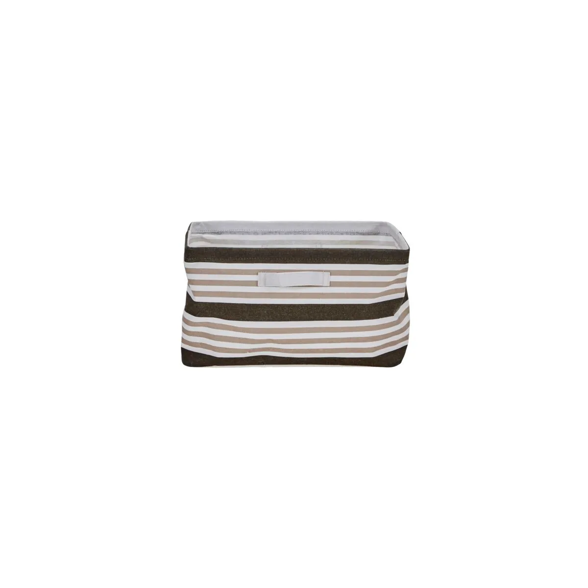 Store storage basket 20x35 cm, Brown striped House Doctor