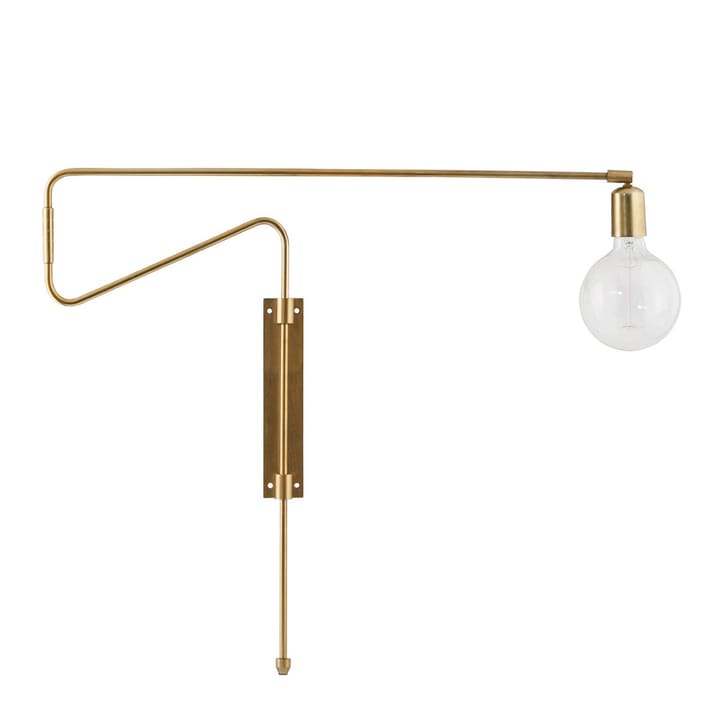 Swing wall lamp brass, large, 70 cm House Doctor