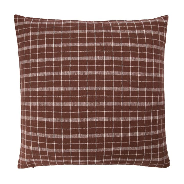Thame pillowcase checked 50x50 cm, Brown House Doctor