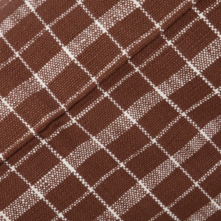 Thame pillowcase checked 50x50 cm, Brown House Doctor