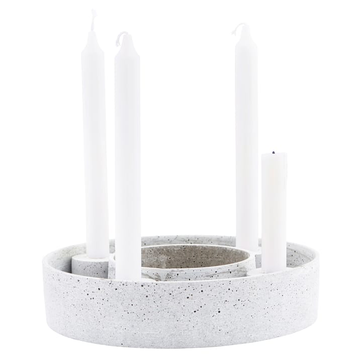 The Ring candle holder - Concrete - House Doctor