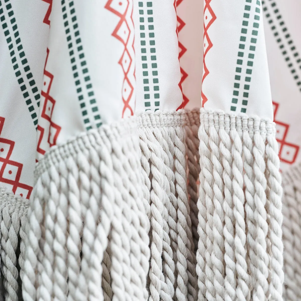 Umbra parasol Ø190 cm, Red-green House Doctor