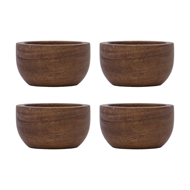 Wood egg cup 4-pack - Nature - House Doctor