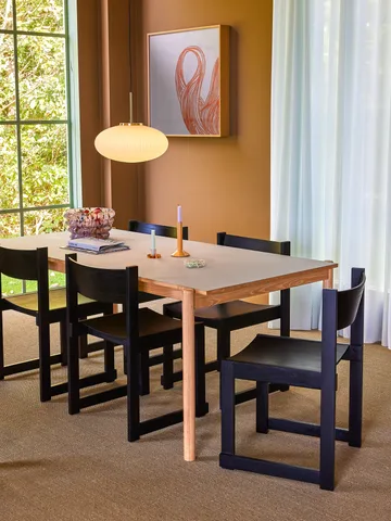 Astra candle holder small - Blue-green - Hübsch Interior