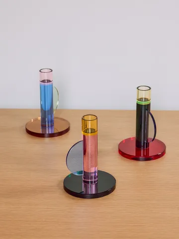 Astro candleholder - Pink - Hübsch Interior