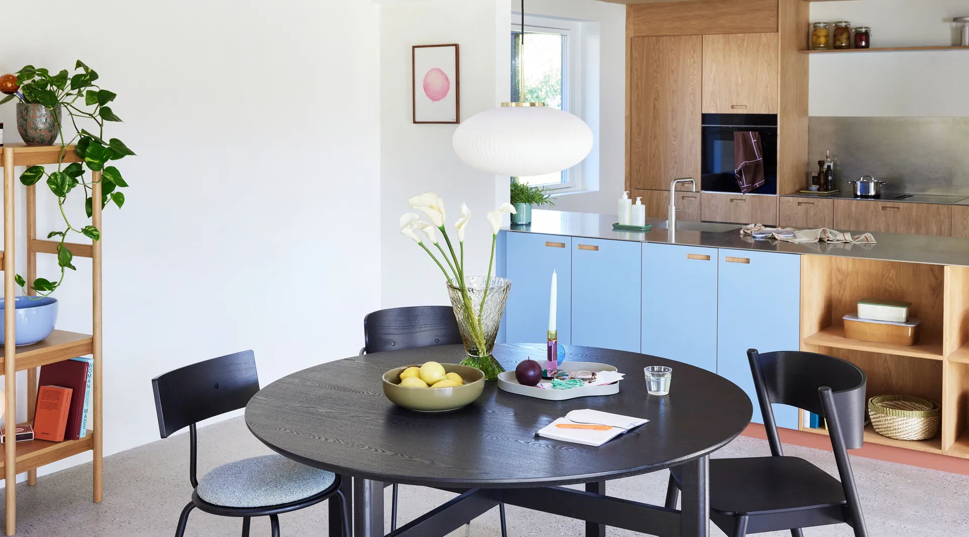 Astro candleholder, Pink Hübsch Interior