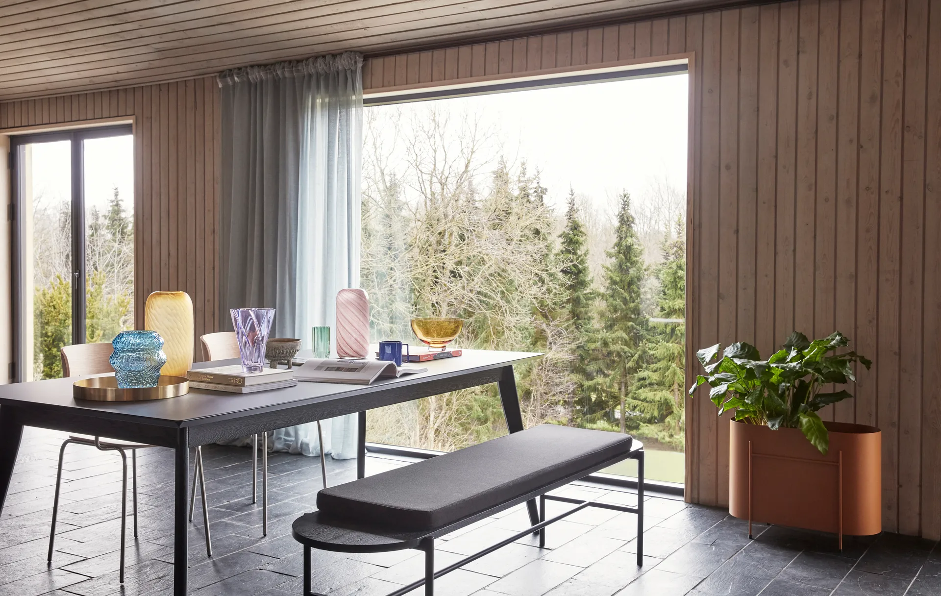 Aurora vase, Blue Hübsch Interior