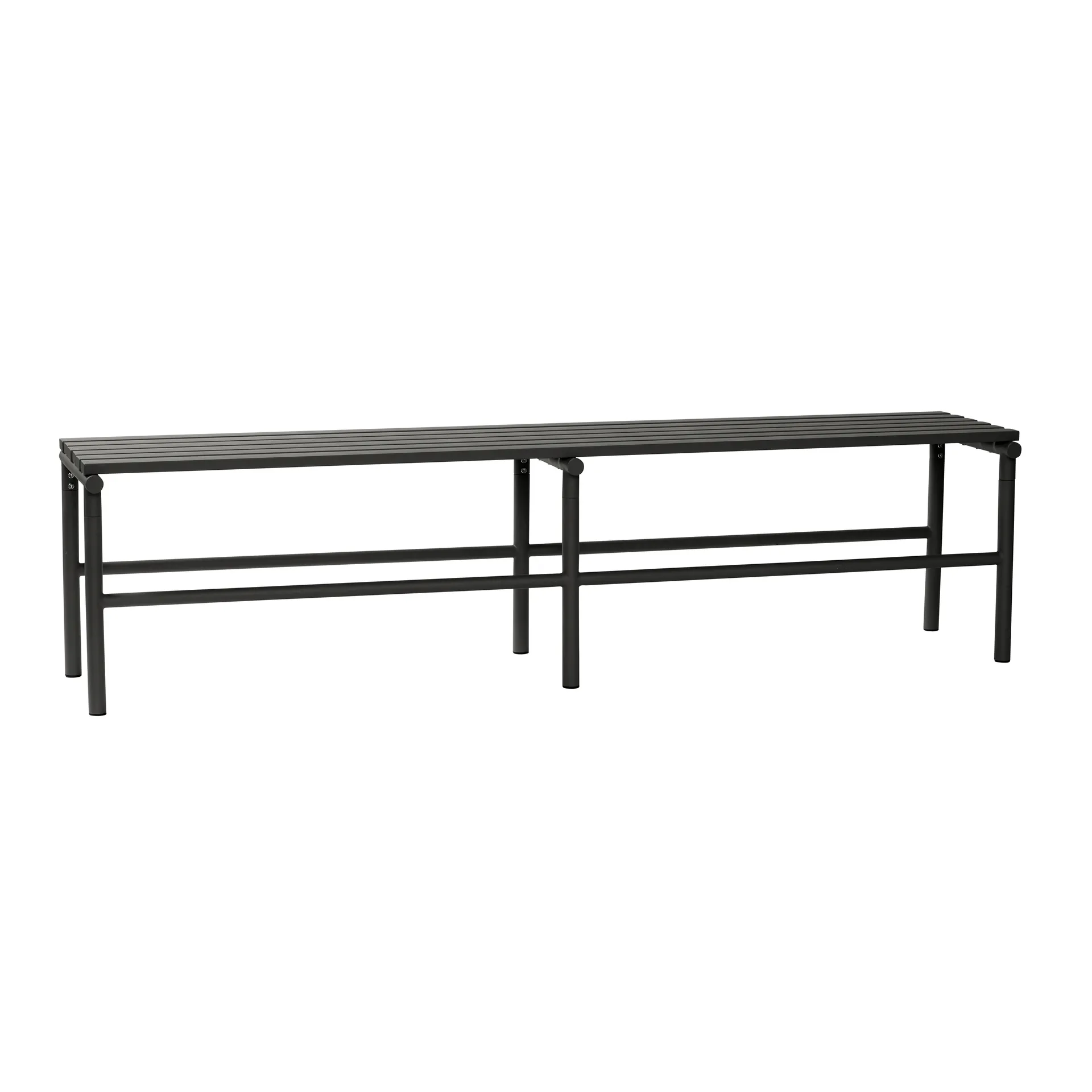 Bench 180x37 cm, Black Hübsch