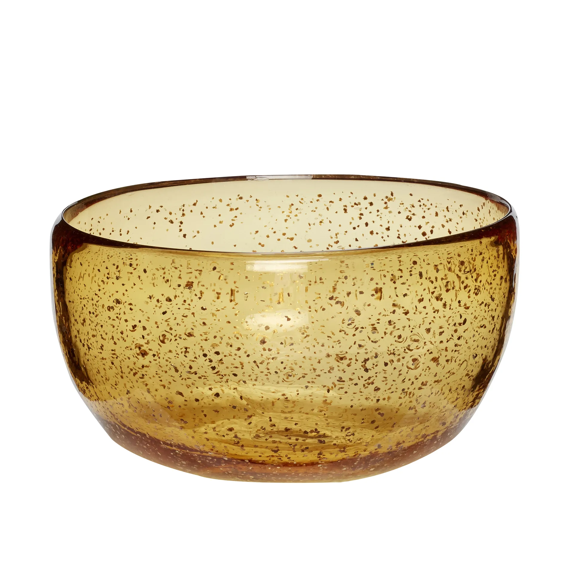 Bowl glass amber, Amber Hübsch Interior