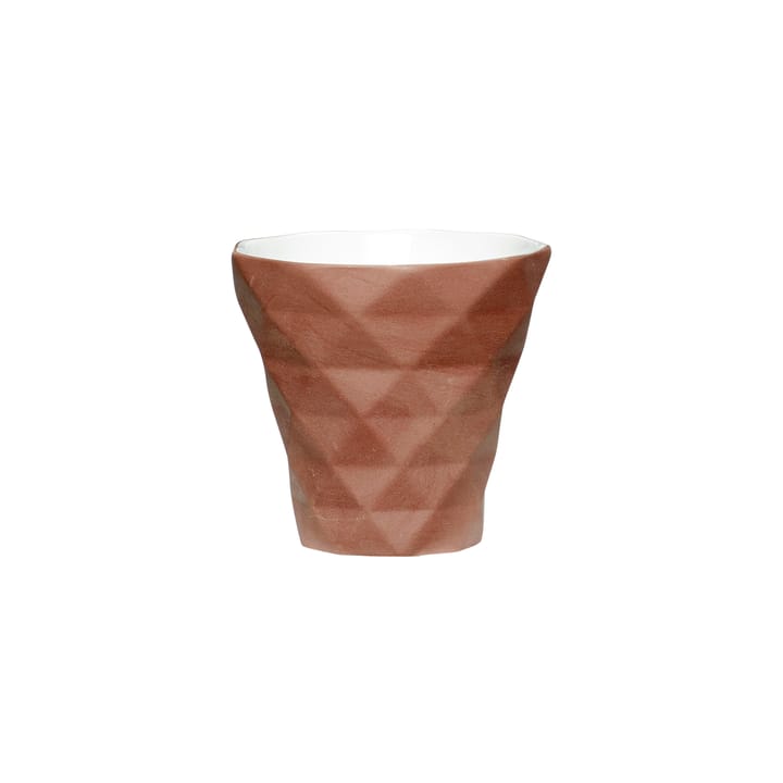 Candle lantern Ø9 cm - Brown - Hübsch