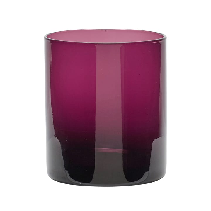 Candle lantern Ø9 cm, Purple Hübsch