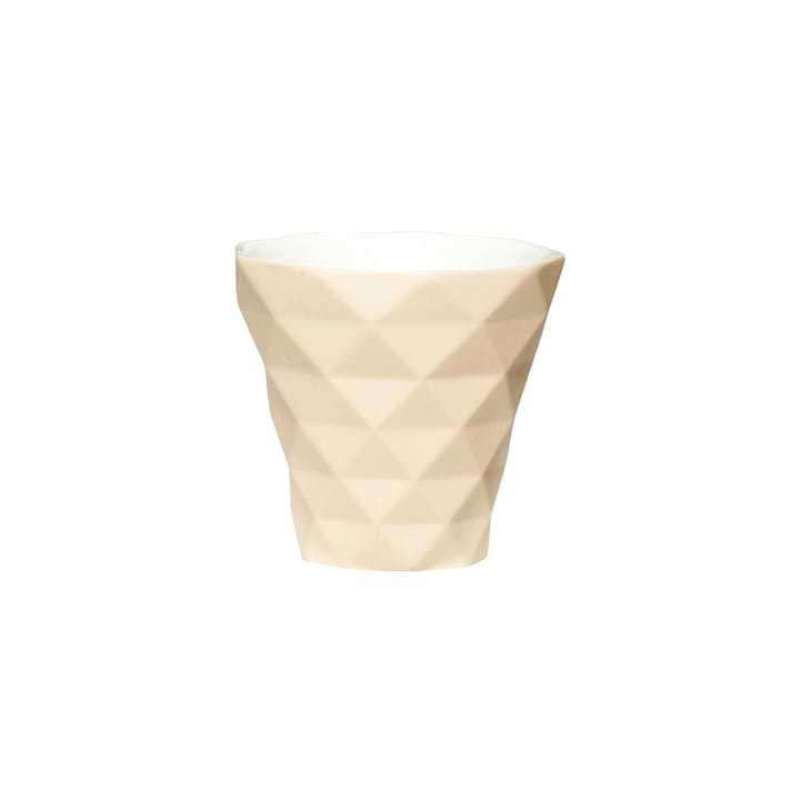 Candle lantern Ø9 cm - Yellow - Hübsch