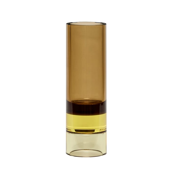 Candle lantern vase Ø5 cm, Brown-yellow Hübsch Interior