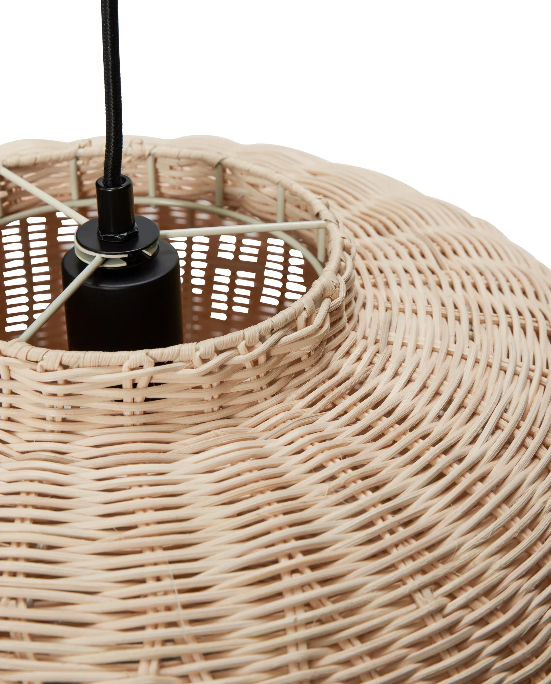 Chand Ellipse pendant, Natural Hübsch Interior