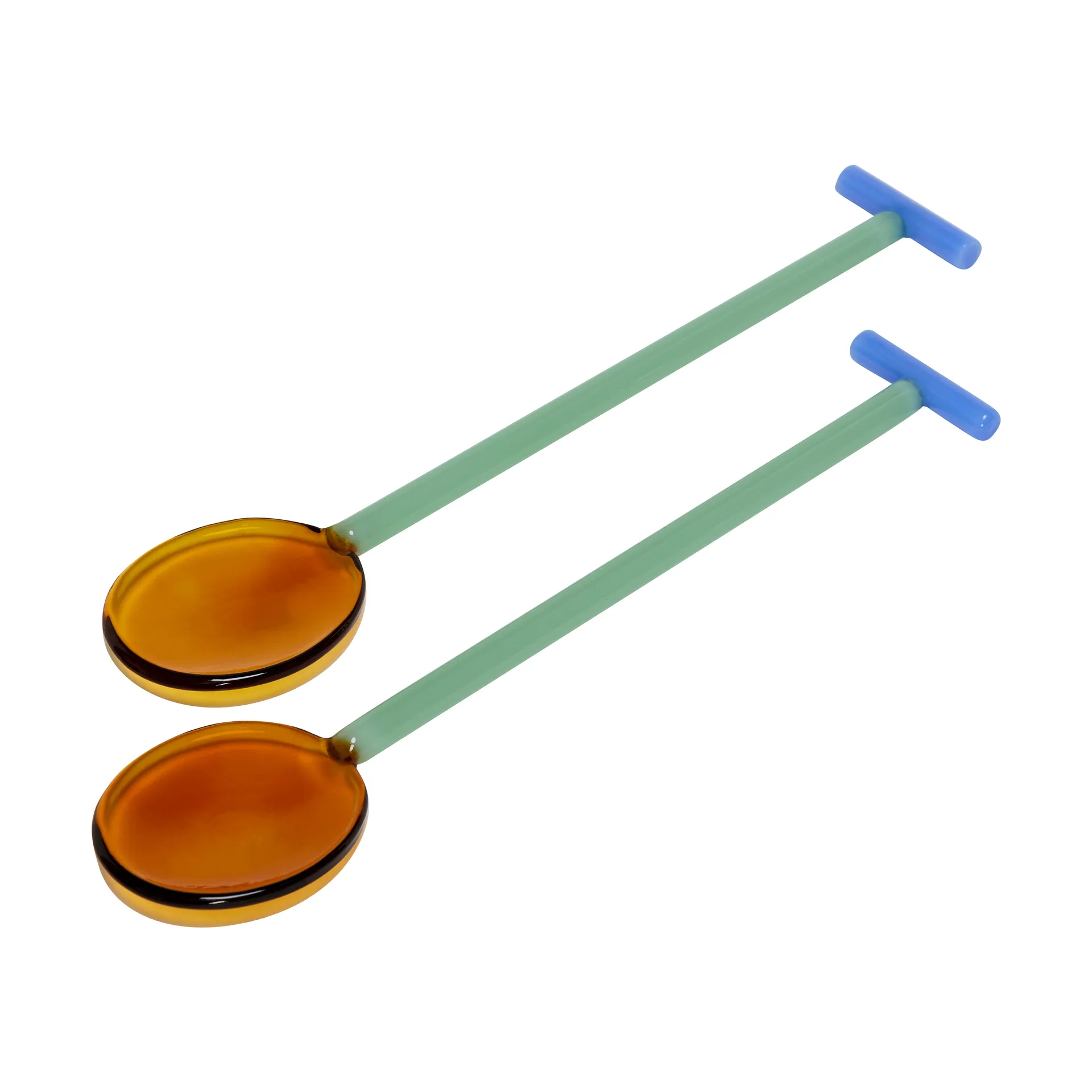 Crave salad cutlery set 2 pieces, Multicolor Hübsch Interior