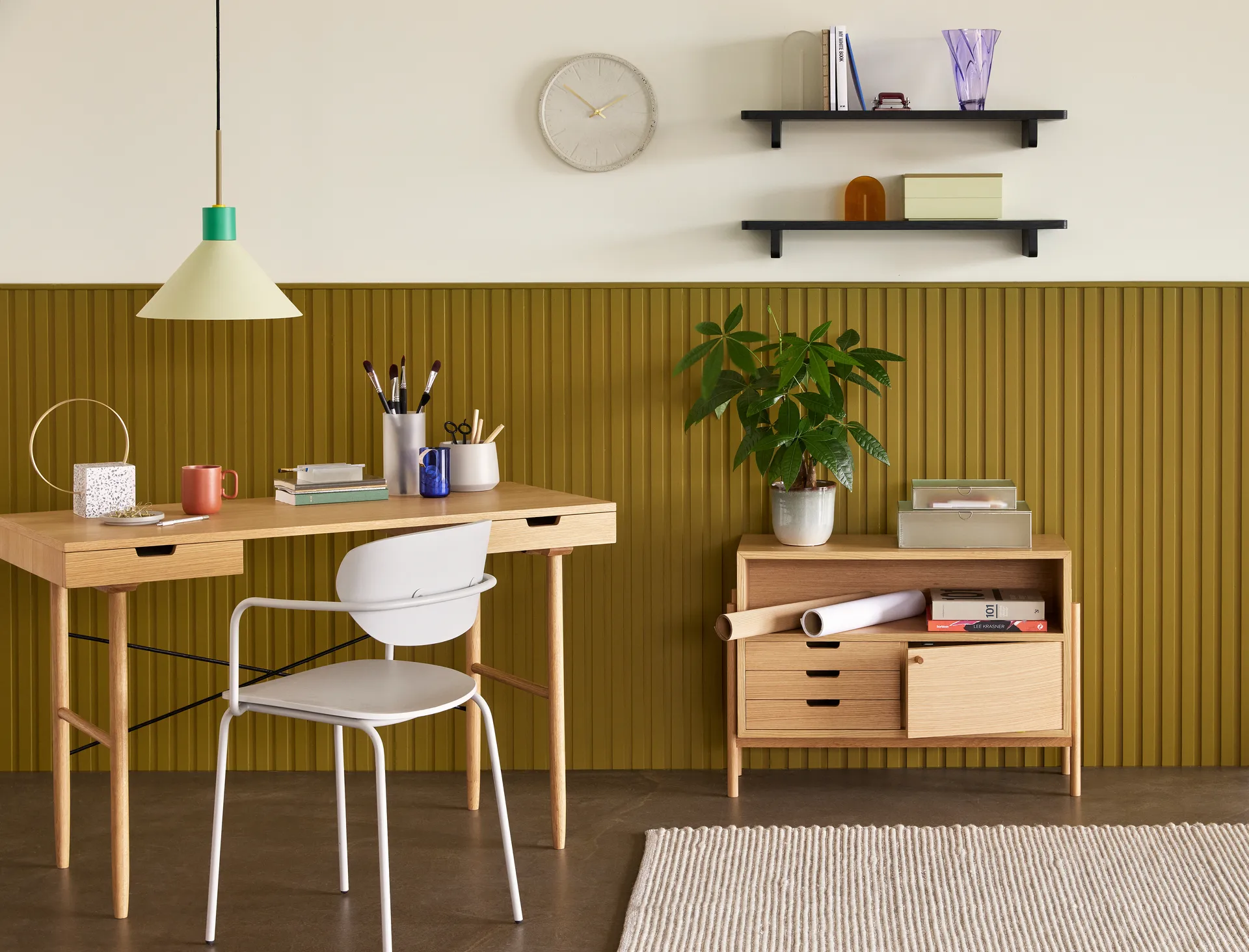 Crayon lamp, Green Hübsch Interior