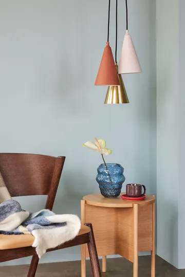 Drop Pendant 3 pcs - Brown-brass-beige - Hübsch Interior