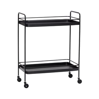 Hübsch Enjoy Rolling table 62x34 cm Black