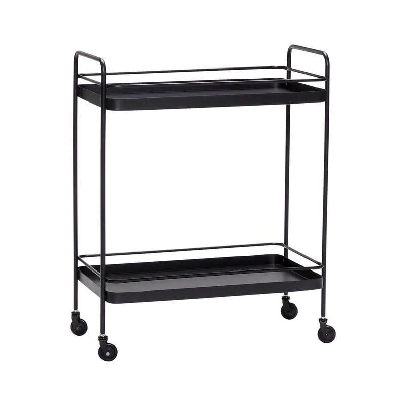 Hübsch Enjoy Rolling table 62x34 cm Black