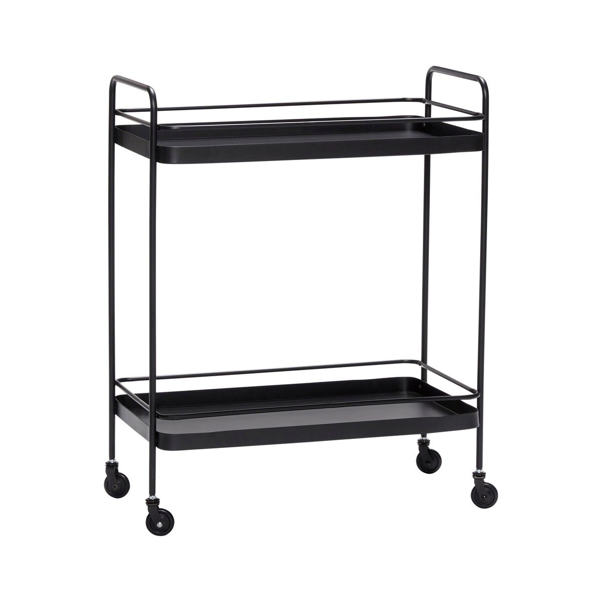 Hübsch Enjoy Rolling table 62x34 cm Black
