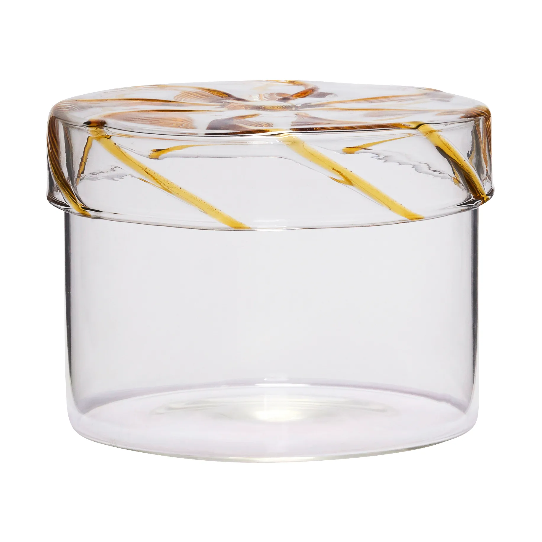 Heir storage jar low, Yellow Hübsch Interior