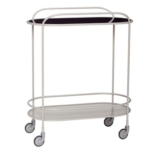 Hübsch Hübsch rolling cart Metal-gray