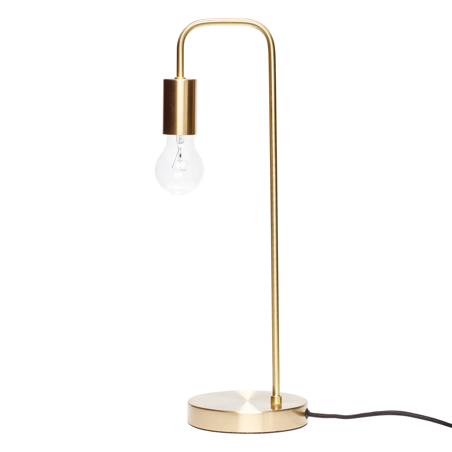 Hübsch table lamp, Brass Hübsch Interior
