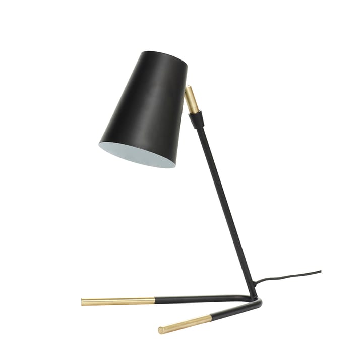 Hübsch table lamp H46 cm - Brass-black - Hübsch