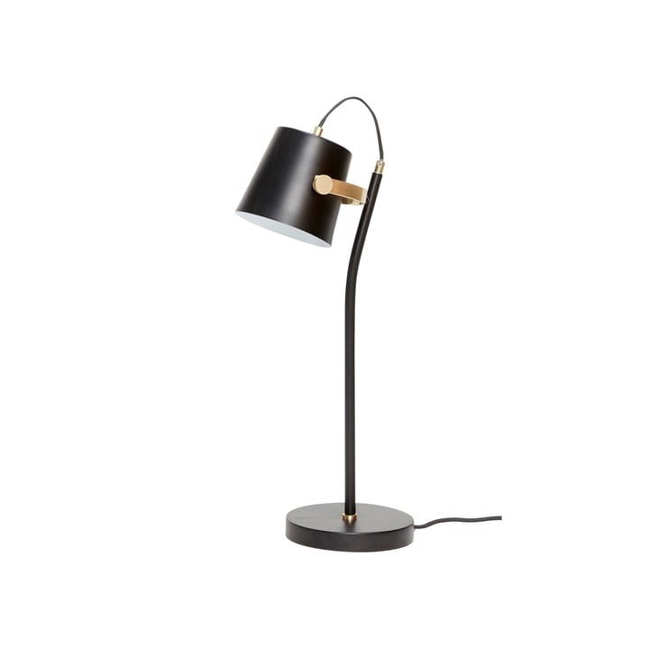 Hübsch table lamp H58 cm - Black-brass - Hübsch