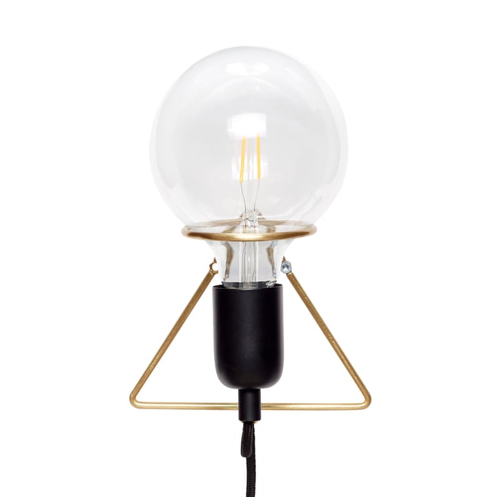 Hübsch wall lamp - Brass-black - Hübsch