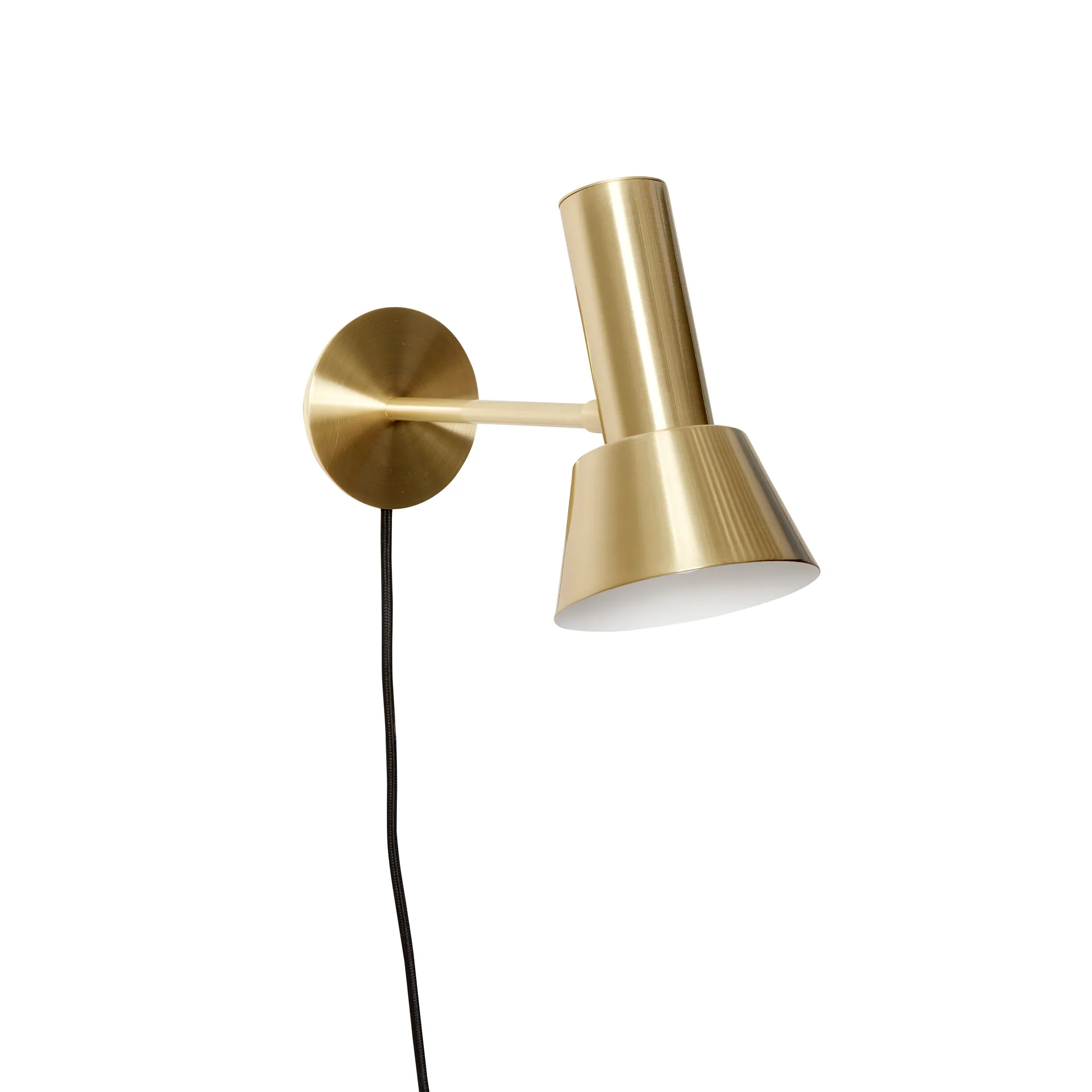 Hübsch wall lamp H20 cm, Brass Hübsch Interior