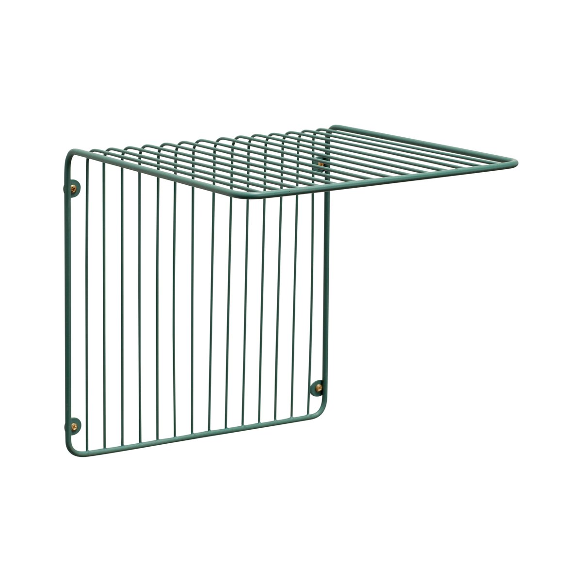 Hübsch Hübsch wall shelf 31x31 cm Green