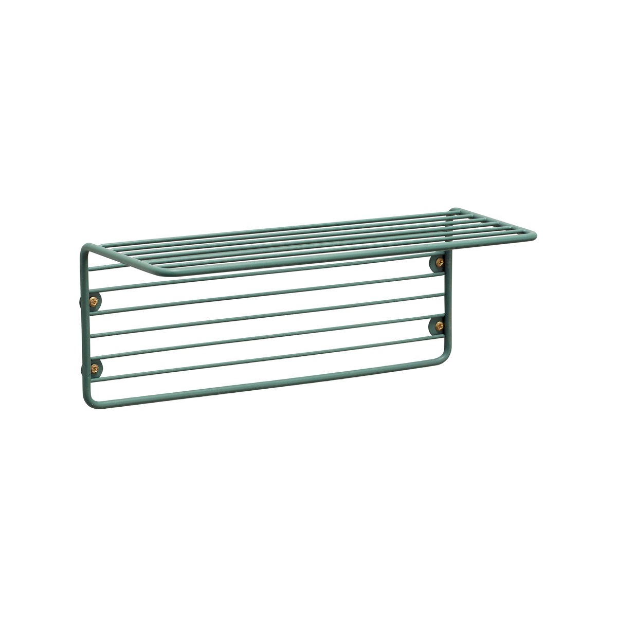 Hübsch Hübsch wall shelf 32x13 cm Green