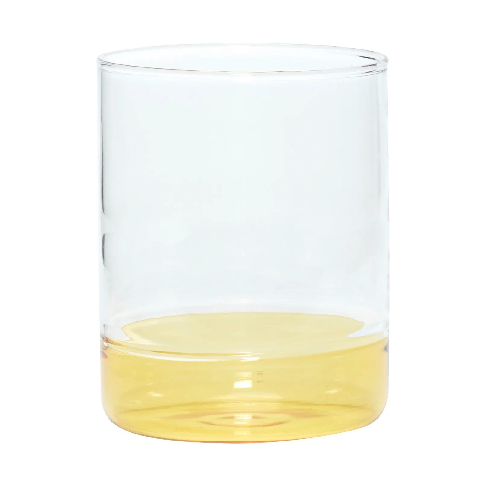 Kiosk glass, Yellow Hübsch Interior